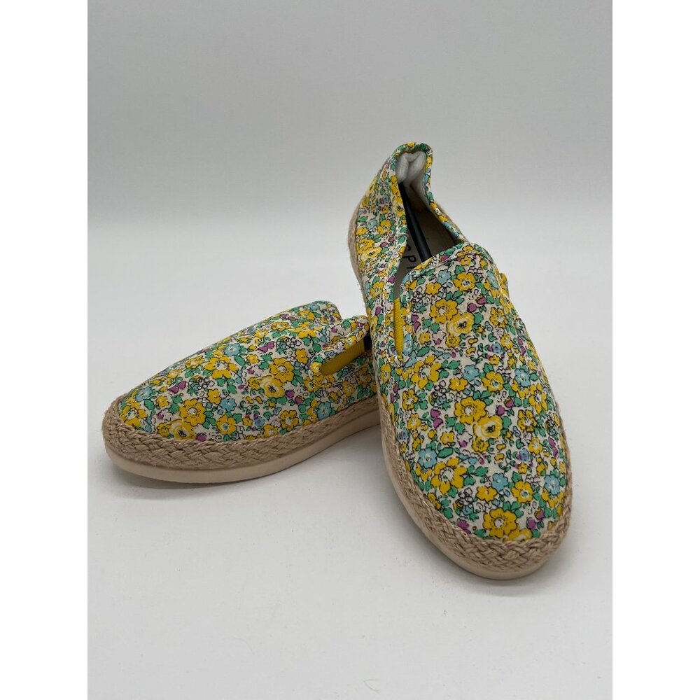 Esprit Floral Canvas Espadrille Slip-On Shoes Size 6M